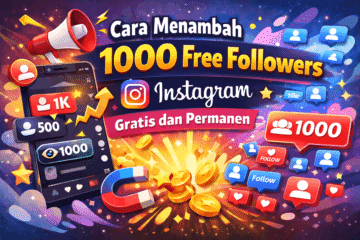 Cara Menambah 1000 Free Followers Instagram Gratis dan Permanen
